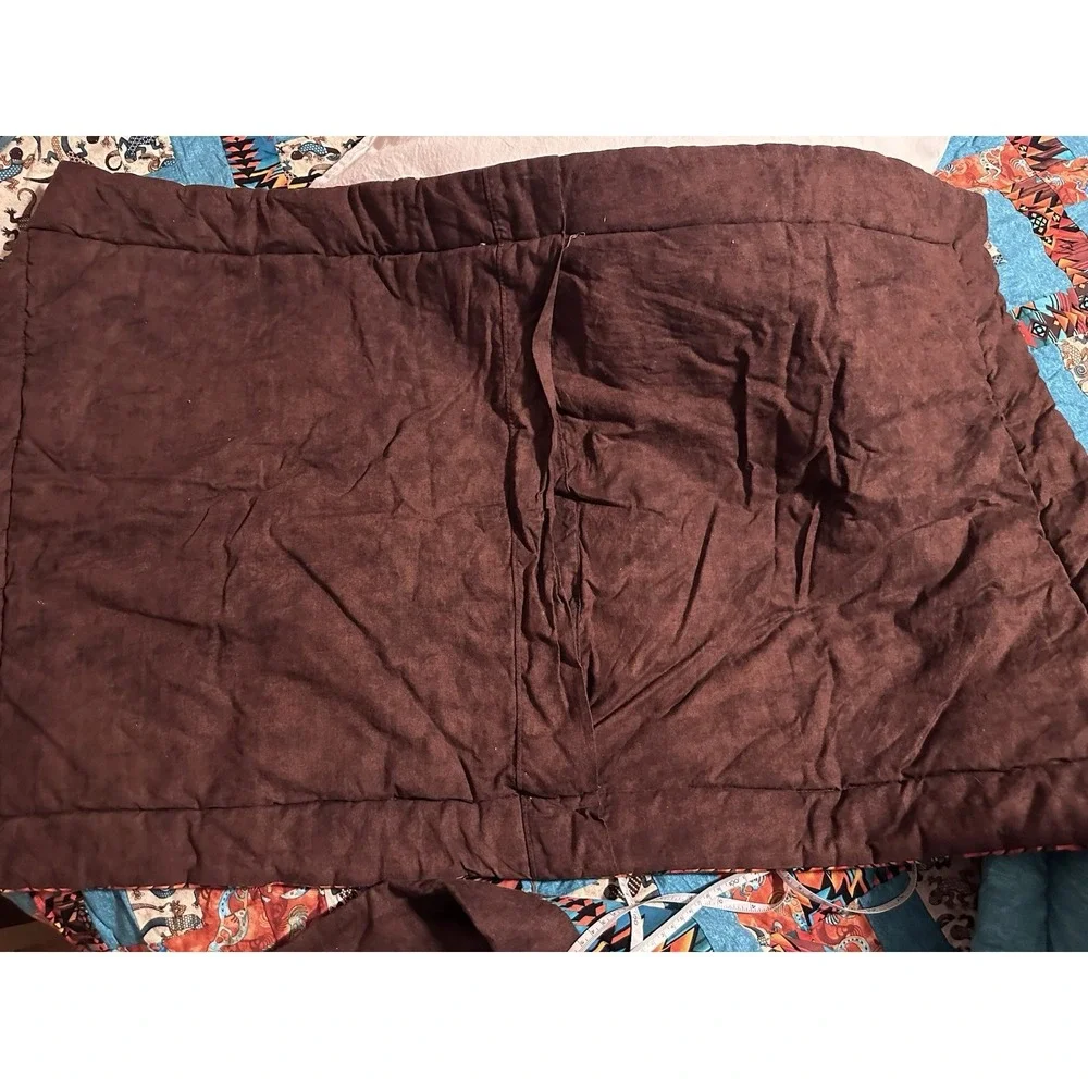 Handmade King Size Quit Southwest Style With Kokopelli, Pillows And Shams